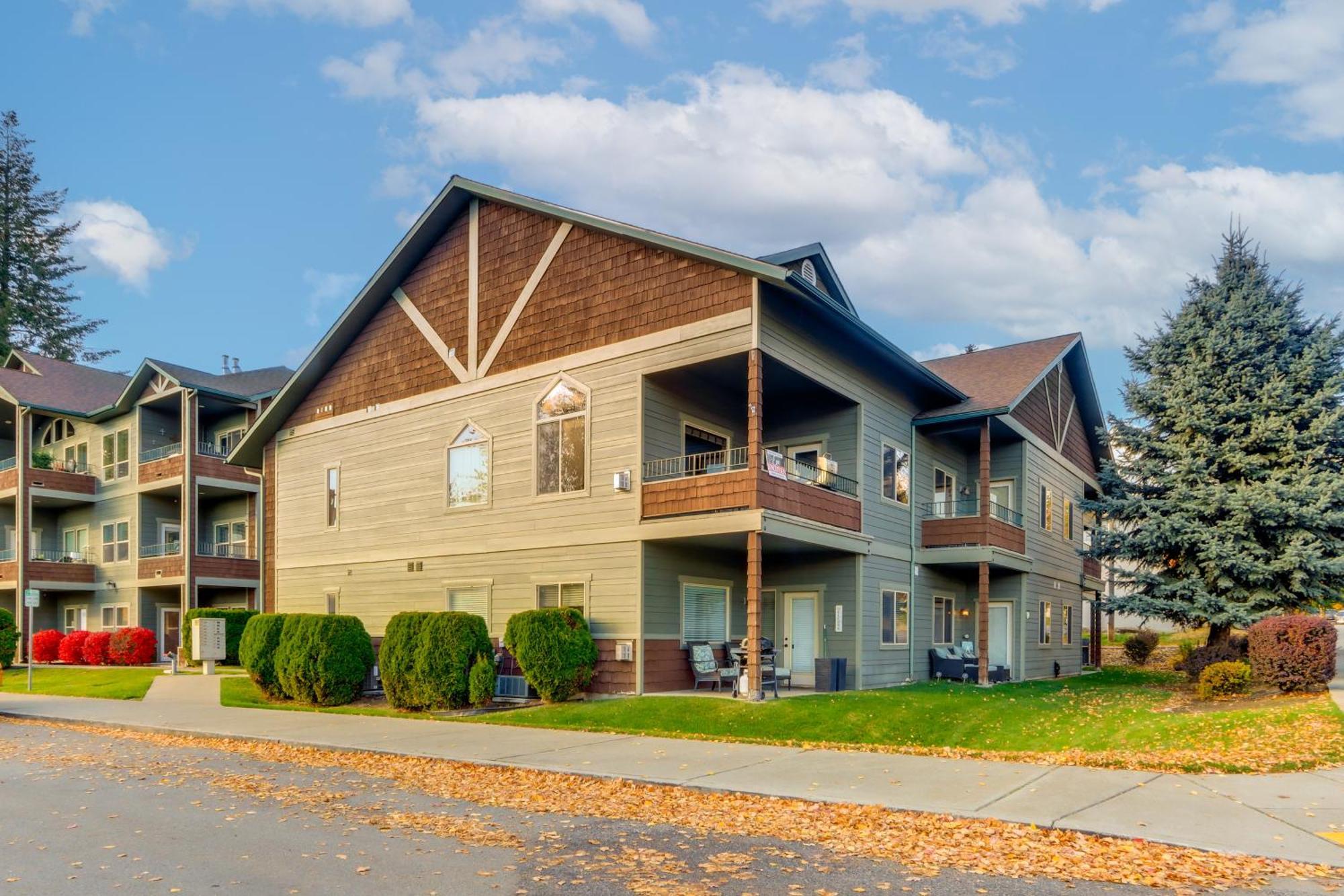 Modern Coeur Dalene Getaway Condo Walk Downtown! Coeur d'Alene Exteriör bild